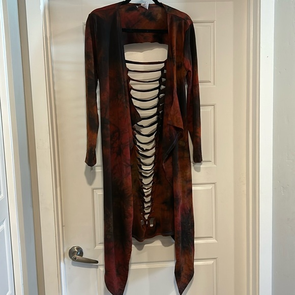 Women’s long sleeve cover-up back open shawl size medium brand new never worn - Picture 1 of 1